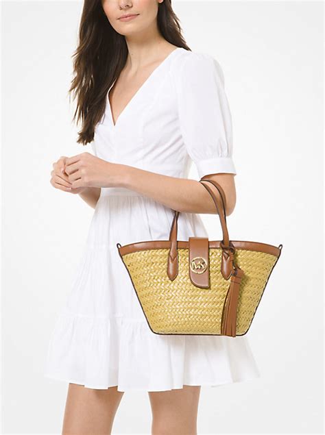 michael kors malibu straw bag|malibu straw bag.